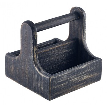 Ящик дерев'яний чорний 25х15.3х17.9 см, GenWare