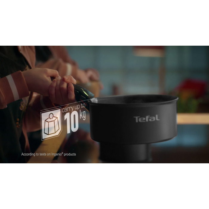 Tefal Набор посуды Ingenio Emotion, сменная ручка, 3 предмета, нержавеющая сталь, бакелит