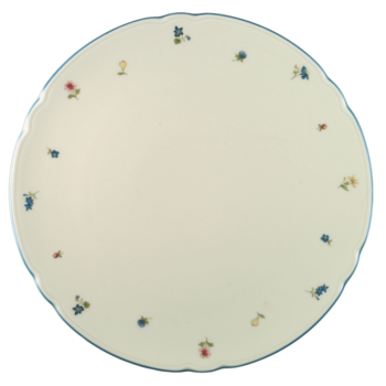 Тортівниця 30 см Streublume blauer Rand Marie-Luise Seltmann