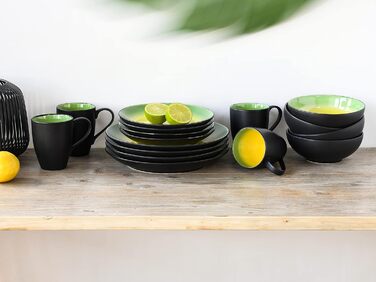 Серія HOT RED, набір посуду 35 х 34 х 35 см (комбінований сервіз 16 шт. , різнокольоровий), 20200