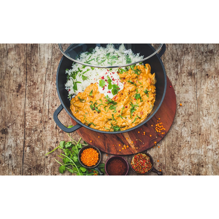 Каструля 1,3 л алюмінієва зі скляною кришкою 16 см Alucast ELO