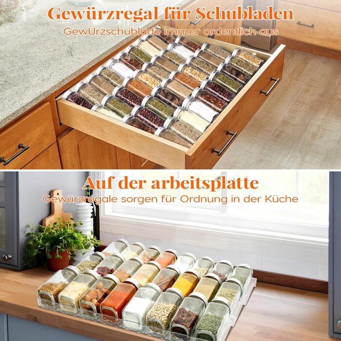 Органайзер для спецій на 24 предмети Aonext