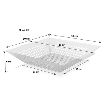 Кошик для гриля 30 x 30 см BBQ-Toro