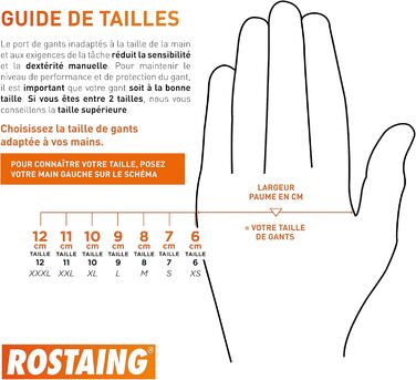 Защитные перчатки 60 см ROSTAING