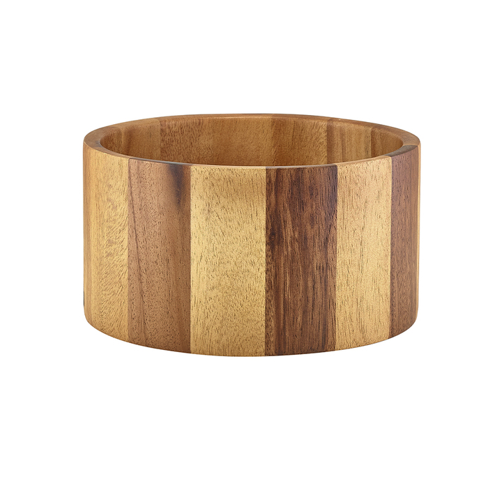 Миска деревянная 22.5*h 12 см, Acacia Wood, Genware