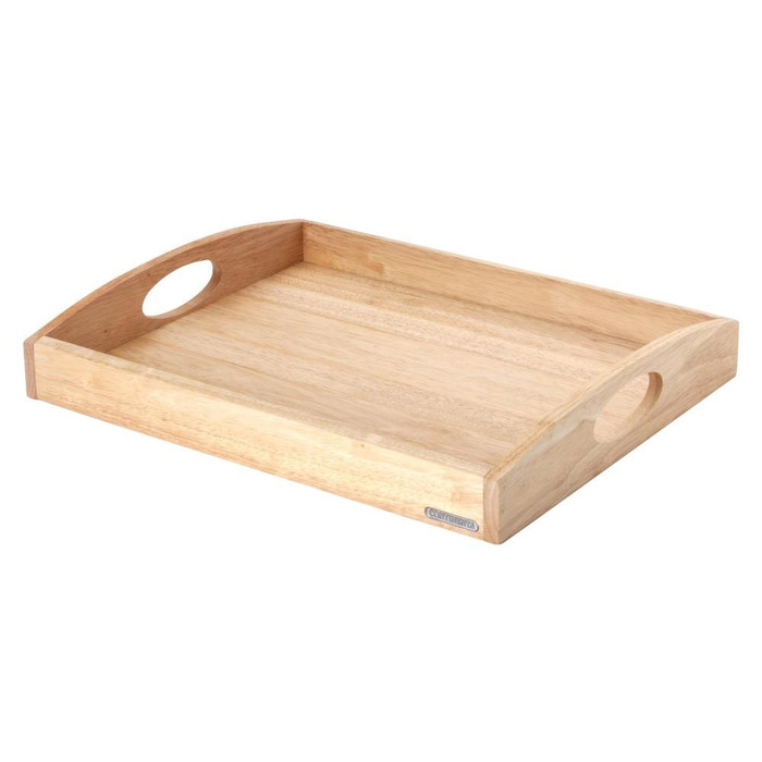 Набір підносів для обслуговування 3 предмета, каучукове дерево 44 x 35 см, 50 x 39 см і 54 x 42 см Continenta