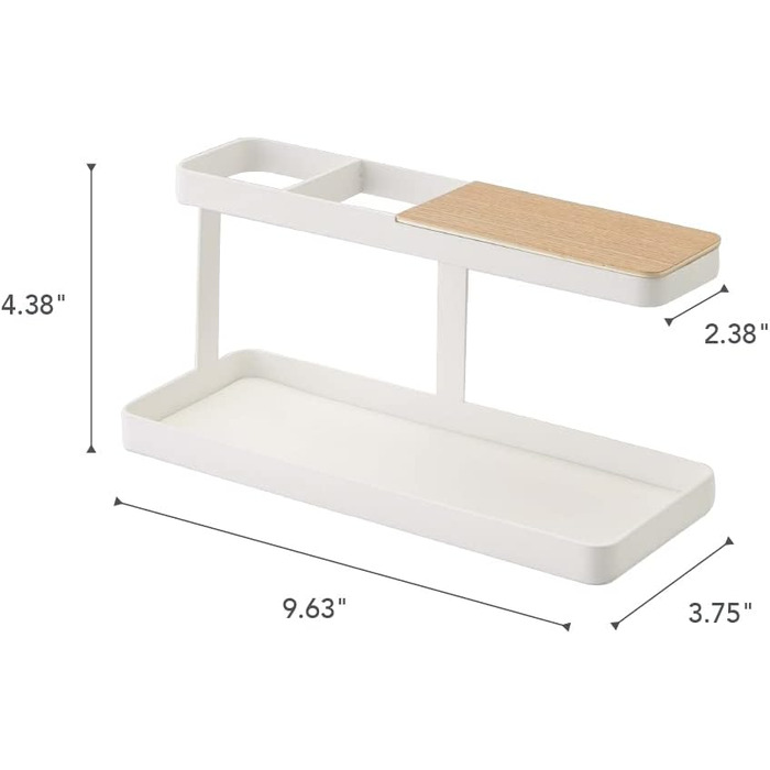 Органайзер для столу, сталевий, один розмір (білий) Vialex
