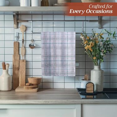 Набір із 3 багатоцільових кухонних рушників Maison d&39 Hermine Rural Christmas, 100 бавовна Барні рушники День подяки/Різдво (50 см x 70 см) (Олень у лісі)