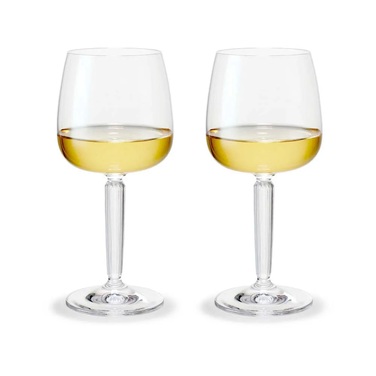 Бокал для белого вина 350 мл, набор 2 предмета, прозрачный Hammershøi Kähler