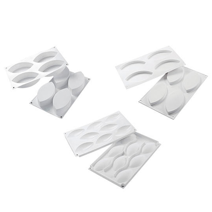 Kit Lovissimo Набір силіконових форм 5 шт.- 2 шт. SF121 - 140х75 mm, h 35 mm, 2 шт. SF122 - 132x67 m