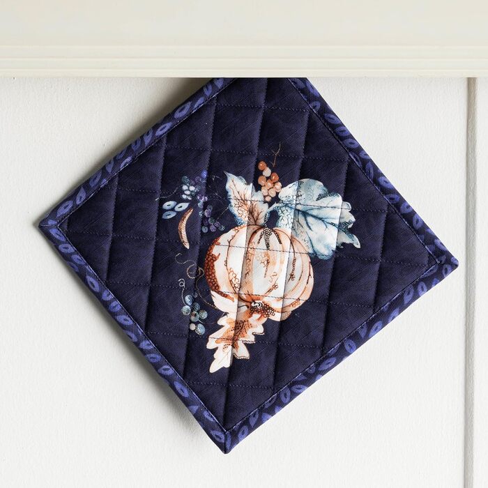 Рукавички для духовки Maison d&39 Hermine, підставки для каструль, 100 бавовна, термостійкі кухонні рукавички, рукавички для духовки (19 см x 33 см) та підставки для каструль (20 см x 20 см) для приготування їжі, Morzine - рукавички для духовки на День по