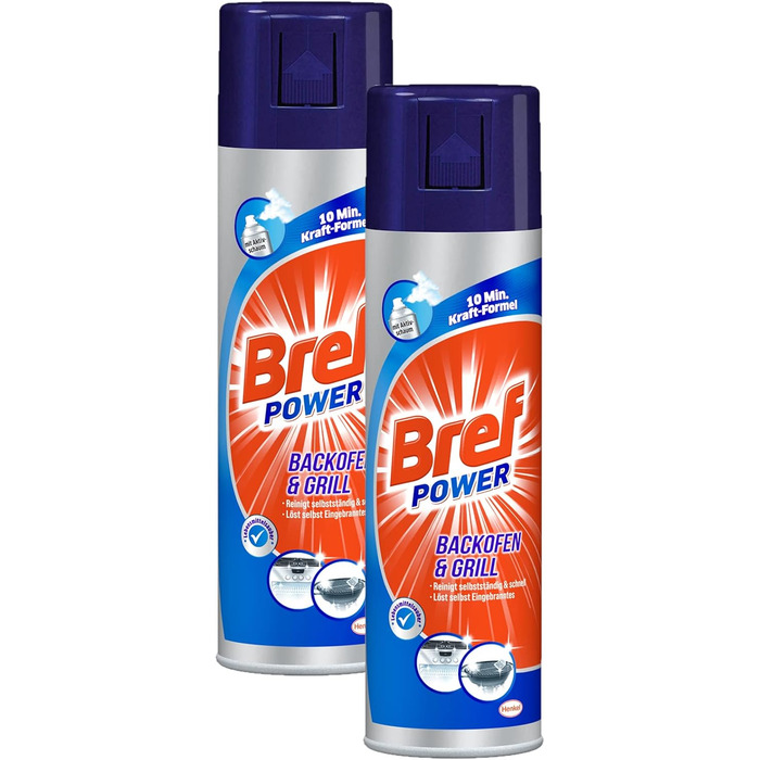 Засіб для миття духовок та грилів 2 х 500 мл Bref Power Sidol