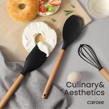 Набір кухонного приладдя з антипригарним покриттям, термостійкий до 230 C 10 предметів Carote