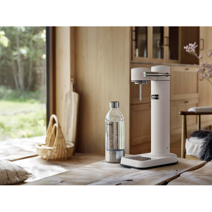 Набір для газування води, 2 предмети, білий Carbonator 3 Aarke