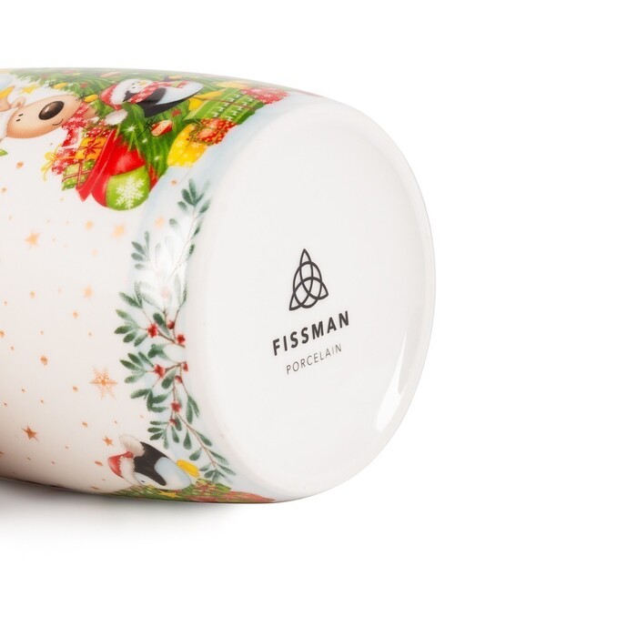 Набір Fissman з кружки 350 мл та іграшки порцеляна (14045)