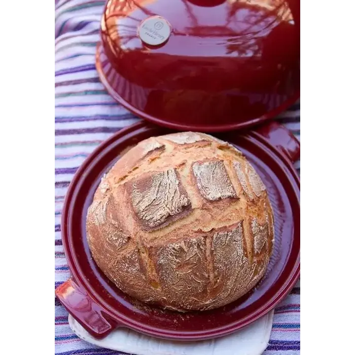 Форма для выпечки хлеба круглая 28,5 см, бордовая Emile Henry