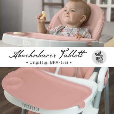 Детский стульчик для кормления от 6 месяцев Sweety Fox