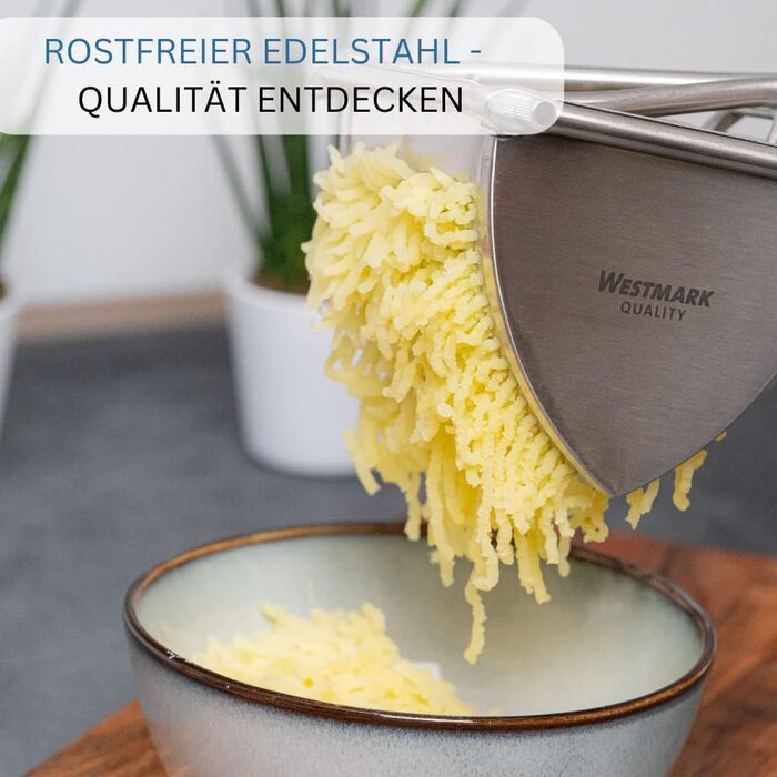 Картофелерис Westmark, с круглой перфорацией, длина 30 см, треугольник, серебристый, 61262260 (набор из нержавеющей стали)