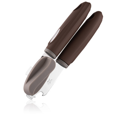 ARDESTO Консервний ніж Gemini, 19.9см, нержавіюча сталь, пластик, сіро-коричневий