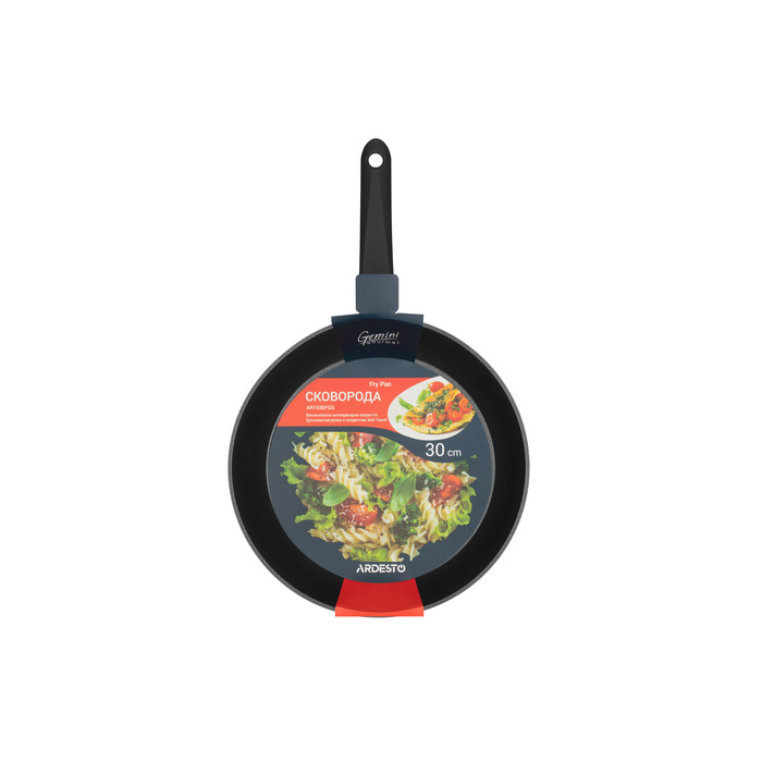 ARDESTO Сковорода Gemini Gourmet Aosta, 30см, алюміній, чорний