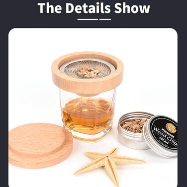 Набір для копчення коктейлів, 4 смаки, 8 предметів Ruiqas