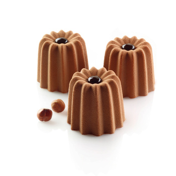 SQ002/YL Форма силіконова 600x400 мм, 'квітка' d 56 мм, h 50 мм