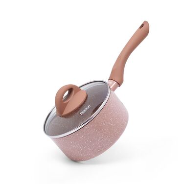 Ківш Fissman LATTE зі скляною кришкою (4957)