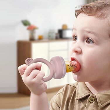 Силіконовий ніблер для дітей рожевий Aolso