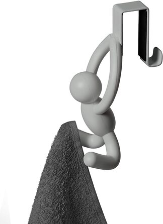 Набір з 2 надверних гачків сірий Buddy Umbra