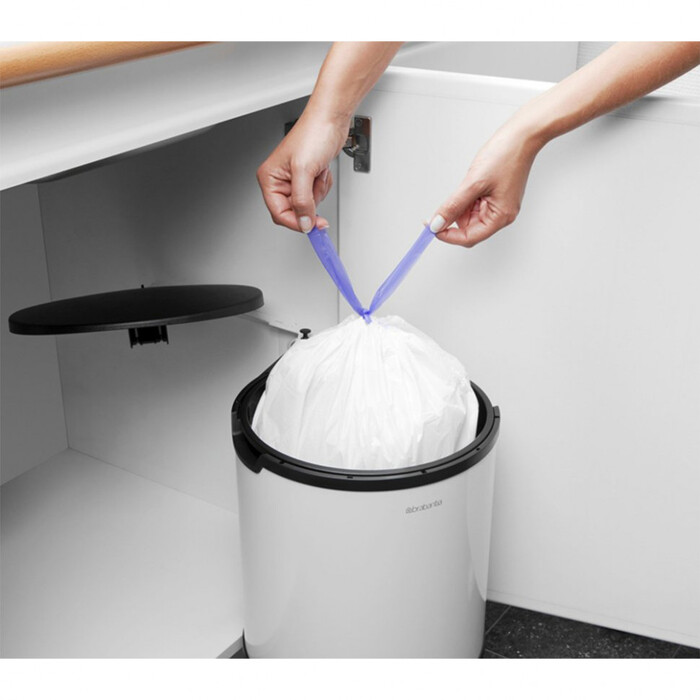 Вбудований сміттєвий бак 15 л білий Built in Bin Brabantia