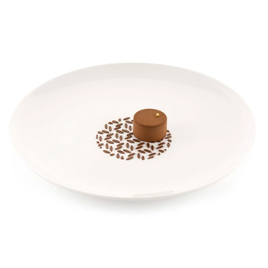 STENCIL FOGLIA Силіконовий килимок 'Лист' Ø 100 мм h 1 мм (2 шт)