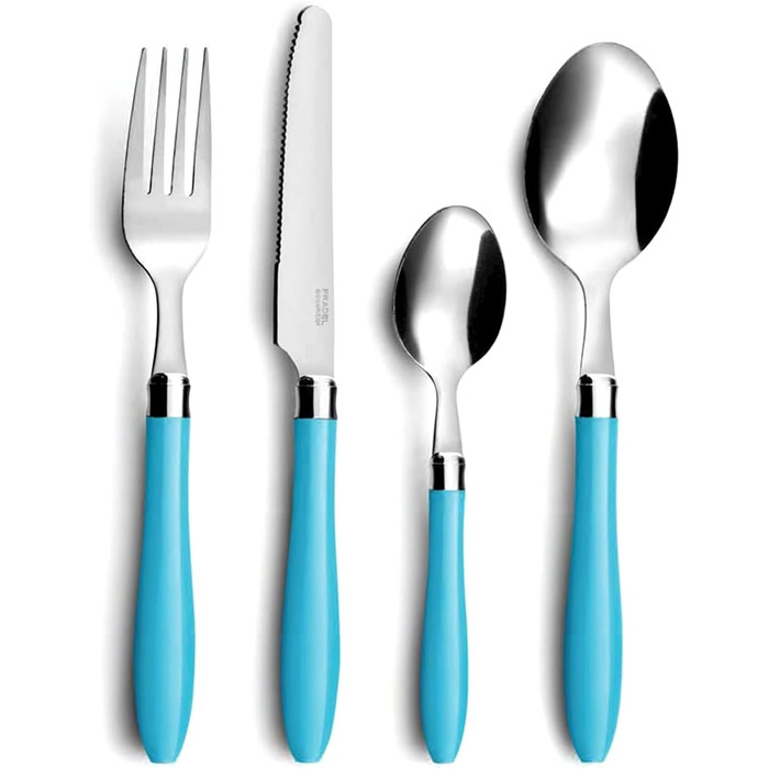 Набір столових приборів 16 шт., бірюзовий Amefa