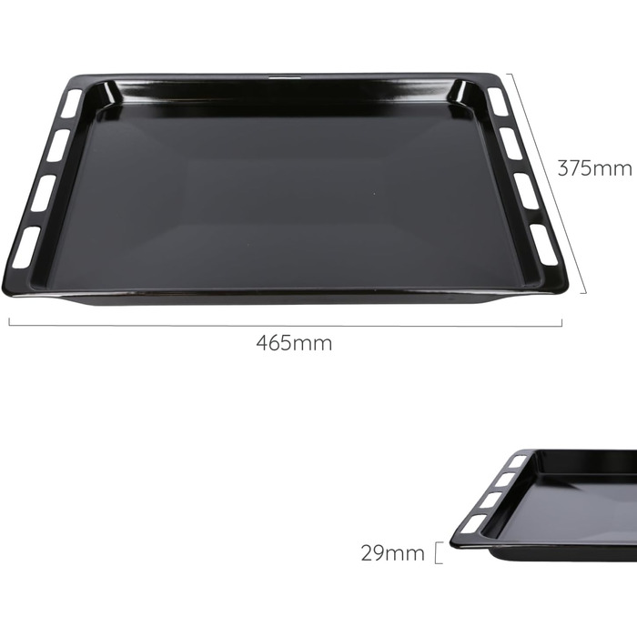 Деко 465 x 375 x 26 мм і решітка для духовки Kenekos