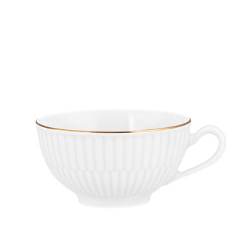 Чашка для чаю 0,14 л, біла із золотистим обідком Amina Goldrand Seltmann Weiden