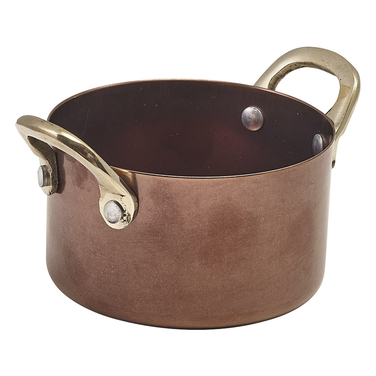 Мини-кастрюлька 9*5.25 см, 340 мл, Copper Vintage Steel, GenWare