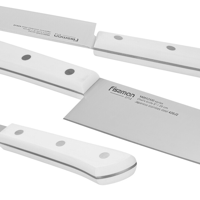 Набір ножів Fissman 3 придметів YAMAZAKI 420J2 сталь (2712)
