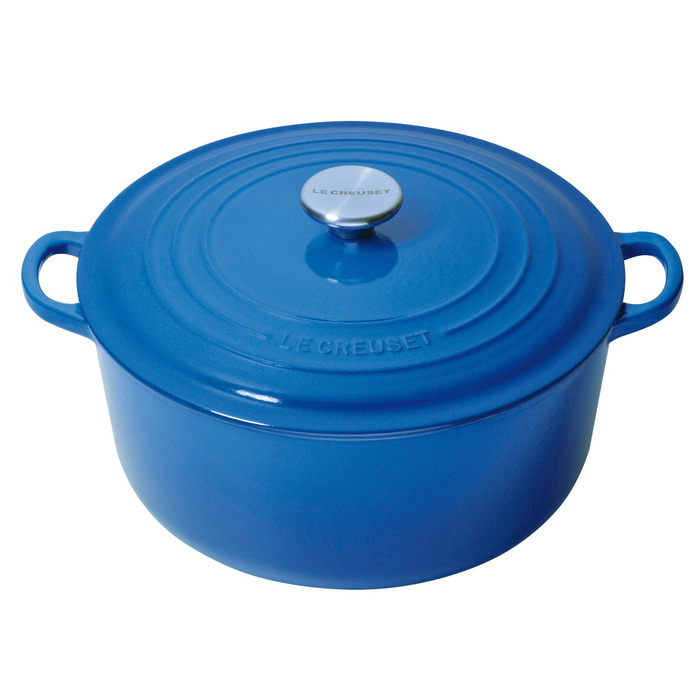 Каструля / жаровня 26 см, синій марлю Le Creuset