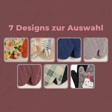 Рукавички для духовки 19 x 30 см, набір 2 предмети, бордовий Basic ESSEX