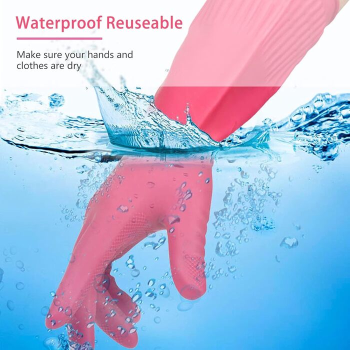 Рукавички для миття посуду 3 пари 39 см WEKIWGOT