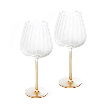 Набір з 2-х бокалів Fissman для білого вина 330 мл скло (19056)