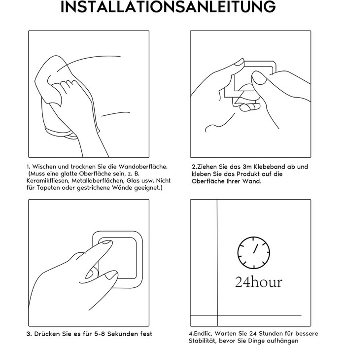 Тримач для рушників 40 см чорний ZUNTO