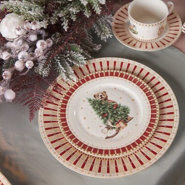 Тарілка Fissman 20 см MIRACLE порцеляна (13753)