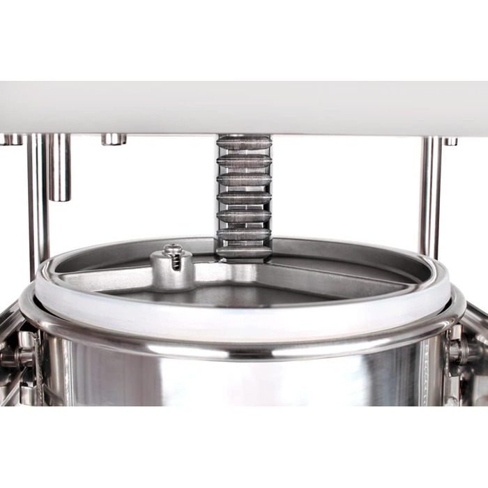 Промислова машина для наповнення ковбас Beeketal &39BTH07&39 з нержавіючої сталі (об&39єм 7 л/горизонтальна конструкція), професійна машина для наповнення ковбас з 2-швидкісним повністю металевим механізмом і рукояткою, включаючи 5 насадок для напов