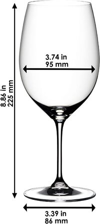 Набір з 2 бокалів для червоного вина 0,65 л Vinum Riedel