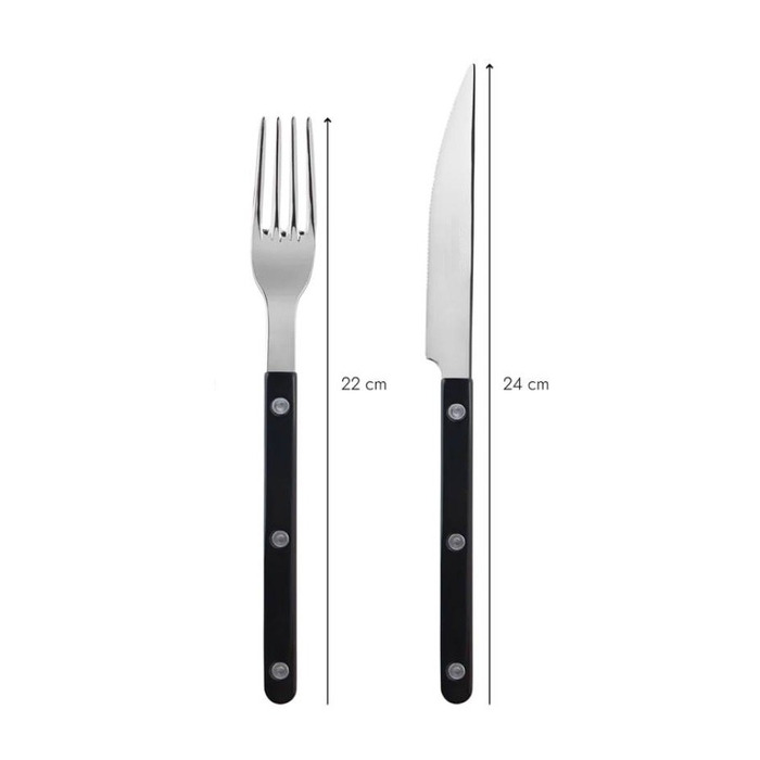 Набор столовых приборов из нержавеющей стали (нож+вилка) GRILLI 88877 Код: 012188