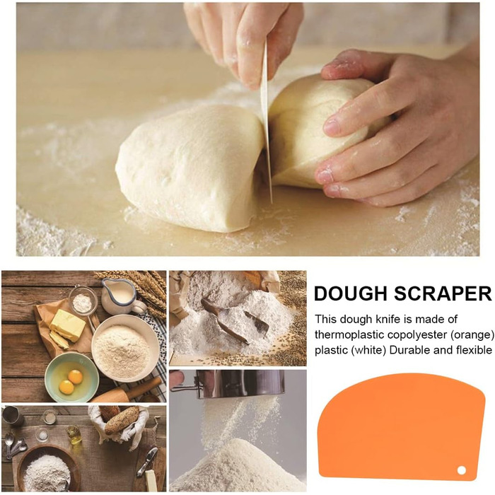 Скребок для тіста 2 шт 12,8 х 9,7 см Tadipri