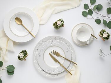 Набор посуду на 6 персон, 30 предметів, білий Palacio Creatable