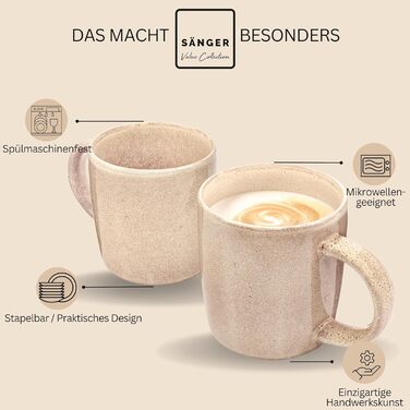 Комбінований сервіз на 6 персон, набір тарілок кавовий кухоль макаронна миска 30 шт. , набір посуду з кераміки посудомийна машина - мікрохвильова піч - стійкий до подряпин, набір посуду з кераміки ЦІННІСНА КОЛЕКЦІЯ (Каїр Мокко, кавовий кухоль 6 шт.).