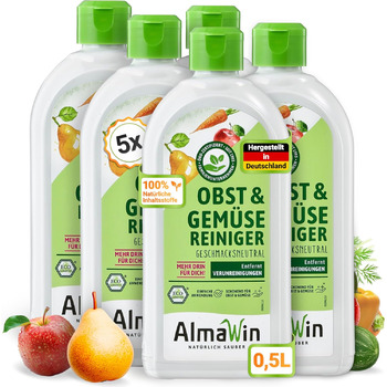 Засоби для миття овочів та фруктів 5 x 500 мл AlmaWin