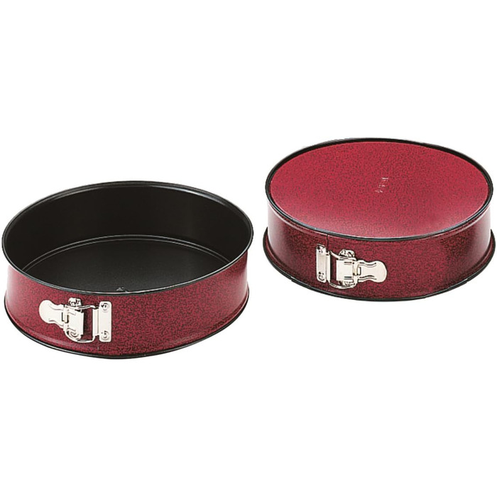 Роз'ємна форма 28 см, алюміній, червоний IBILI